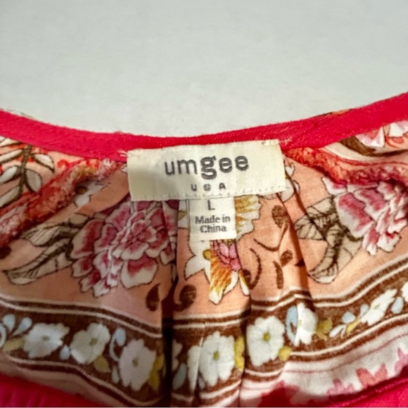 Umgee Boho Dress with Vibrant Colors - Picture 3 of 5